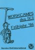 Workcamp Programm 1979-2008 - Workcamp Program Srping 1986